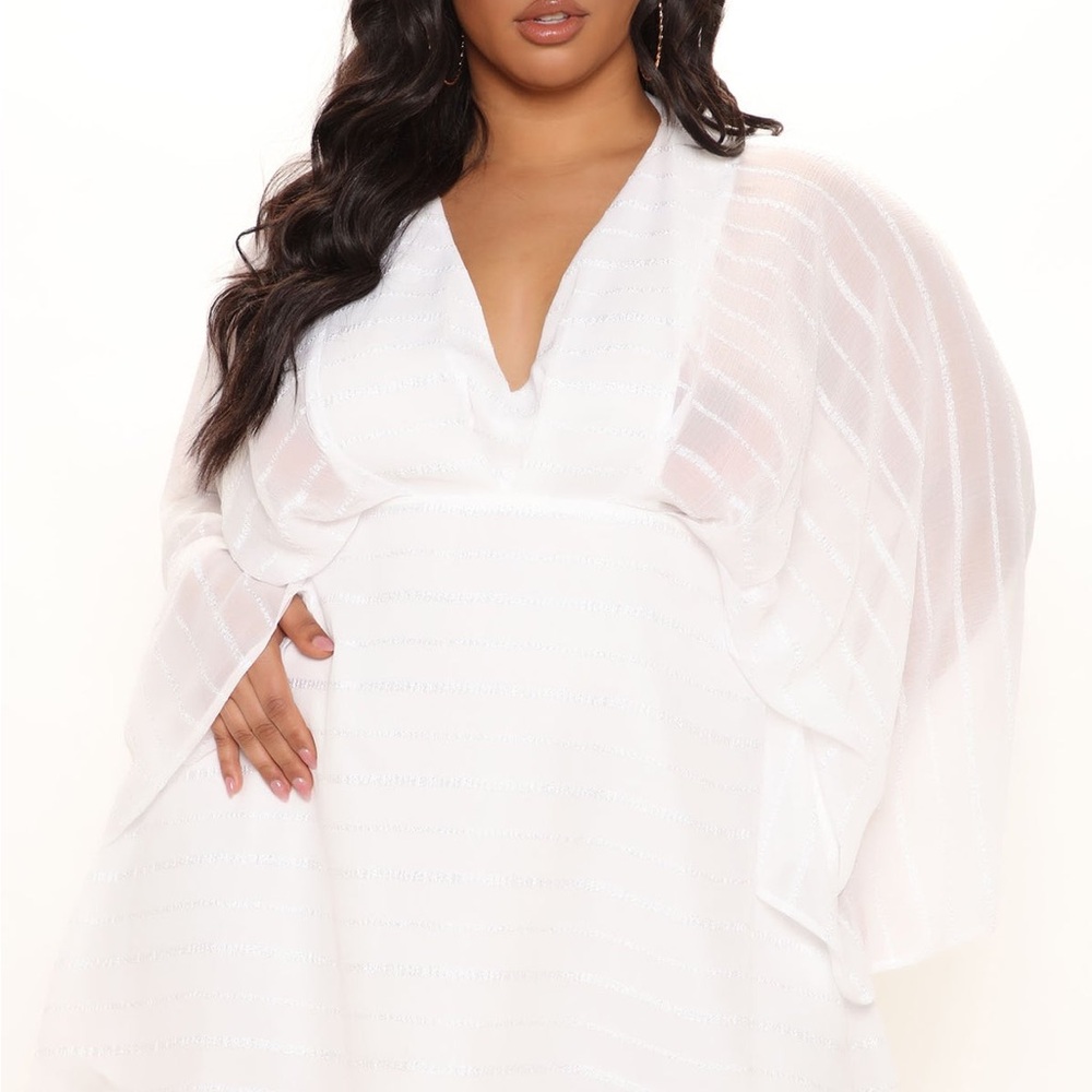 Fashion Nova White Mini Dress